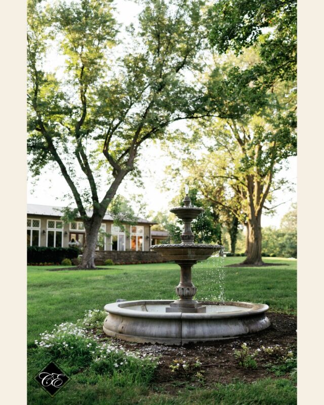 Stillness, light, and the sound of water nearby.
Cameron Estate offers a quiet backdrop for gatherings that feel connected and unforced.
Surrounded by old trees and open lawn, the fountain garden is often where guests pause before the ceremony, between photos, or during a quiet walk at sunset.
It’s not staged. It’s not styled. It simply is. And that’s exactly what makes it feel right.